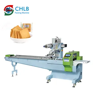 CB-350S model flow pack for Biscuits and Alfajores flow packing machine