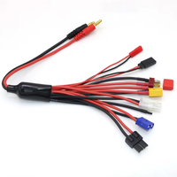 Câble de charge multifonction 8 en 1 en plastique, prise banane 4 mm, connecteur EC3 XT60 TRX Tamiya Deans RC, chargeur de batterie IMAX B6 Lipo