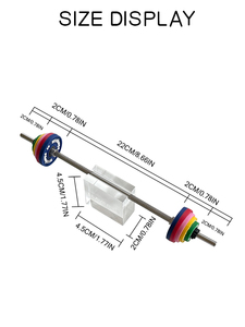 Mini Pesas Gimnasio Bumper <span class=keywords><strong>York</strong></span> Igurine Fitness per paraurti da palestra con bilanciere Set di articoli promozionali - Product Image 3