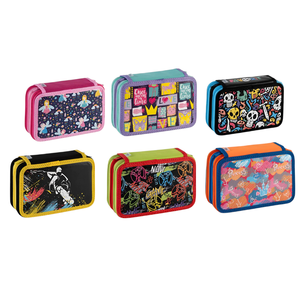 FAVORIT - ESTUCHE PARA LÁPICES SORPRESA CON 3 CIERRES, 20X13 CM, AL. 7.5 CM - Product Image 1