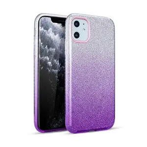 for iphone 5.8/6.1/6.5 bling case, Guangzhou Mobile Phone Glitter Shell for apple iphone 11 Case