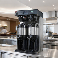 Cafetière Commerciale Automatique Durable en Acier Inoxydable avec Écran Couleur pour une Cuisson Rapide