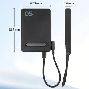 Batería Externa para Teléfono, Batería de Estado Semisólido de 5000 mAh, Tamaño de Tarjeta de Crédito, Carga Inalámbrica con Cable Tipo C - Product Image 5