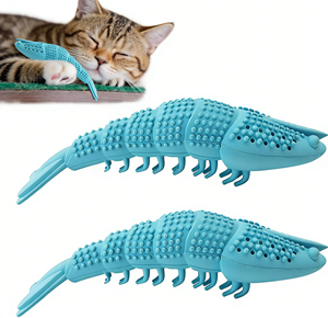 Giocattolo Spazzolino per Gatti, Pulizia a 360 Gradi, Gomma Dura Resistente, Giocattolo Interattivo con Erba Gatta per Animali Domestici, Spazzolino per Cani, Vendita all'Ingrosso - Product Image 5