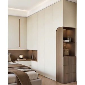 High-Quality Bedroom Closet Set <strong>with</strong> Hanging Rack, Open <strong>Shelves</strong> <strong>Drawers</strong> Large Capacity Wall-Mounted <strong>Wardrobe</strong> for Master Bedroom - Product Image 6