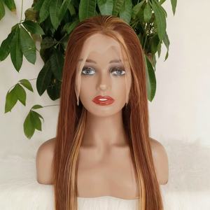 Pelucas de Cabello Humano Baratas de 40 Pulgadas con Parte en U, Sin Pegamento, Pelucas Rubias 613 de Encaje Completo, Pelucas de Cabello Humano Mixto, Pelucas de Cabello Indio Virgen - Product Image 3