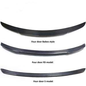 Aileron d'aile de voiture de haute qualité adapté pour Mercedes Benz classe <span class=keywords><strong>C</strong></span> quatre portes <span class=keywords><strong>W206</strong></span> modifié Babos/FD/S Style aileron en Fiber de carbone - Product Image 2