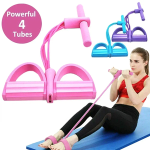 Sit-up Pull <b>Rope</b> Fitness Gum Resistance Bands Latex Pedal <b>Exerciser</b> Expander Elastic Bands Yoga Equipment Pilates Workout Made - Product Image 3