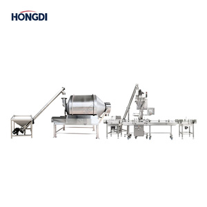 Ligne d'emballage et de mélange de poudres haute performance avec matériaux en bois, plastique et métal pour la production de poudre de chili et de snacks assaisonnés - Product Image 1