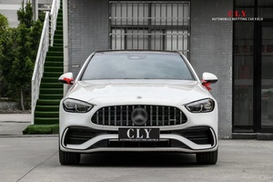 Rejilla negra ABS GT de alta calidad para Benz 2022 Clase <span class=keywords><strong>C</strong></span> W206 parrilla cromada Silver GT <span class=keywords><strong>R</strong></span> Grill para W206 C200 C260 C300 - Product Image 2