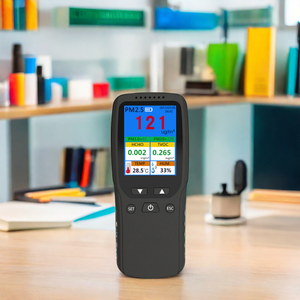 Dienmern Chất lượng cao xách tay 8-in-1 đa Gas <span class=keywords><strong>Detector</strong></span> thiết bị cầm tay PM2.5 Temp TVOC hcho chất lượng không khí màn hình OEM hỗ trợ - Product Image 4