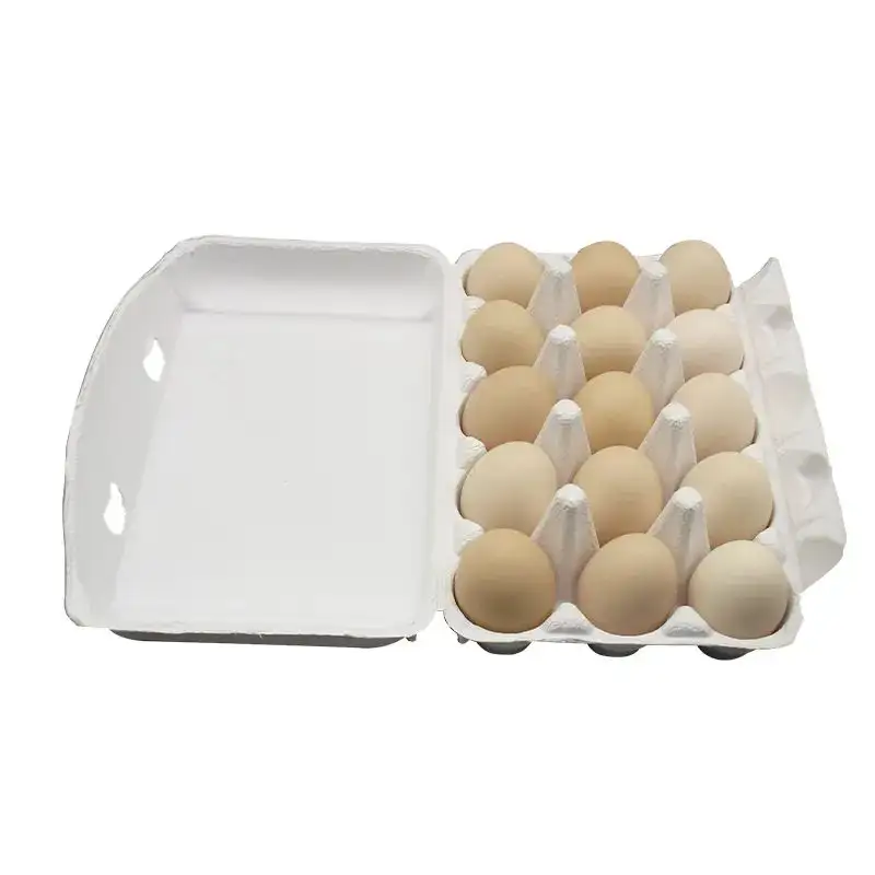 Groothandel Milieuvriendelijk 3*5 Bulk Eierbak 10-15 Eierkartonnen Doos Voor Kippeneieren Voedselafdruk & Afval Gemaakt Van Papier En Pulp