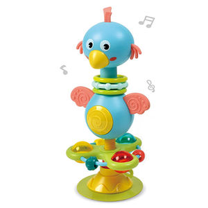 Hochets — <span class=keywords><strong>hochet</strong></span> à main en plastique non toxique, jouet de bébé, plateau à jouet, <span class=keywords><strong>ventouse</strong></span> d'oiseau mignon, faire des sons, jouet <span class=keywords><strong>hochet</strong></span>, 2022 - Product Image 1