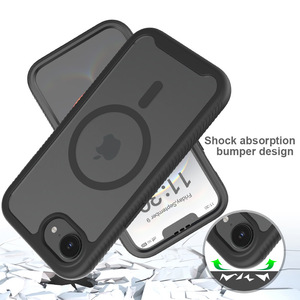 Funda Magnética para Teléfono Móvil con Diseño de Doble Capa Híbrida TPU+PC para <span class=keywords><strong>iPhone</strong></span> 12 <span class=keywords><strong>13</strong></span> 14 Pro 15 16 Plus 16e 17e 17 Air Pro Max - Product Image 2