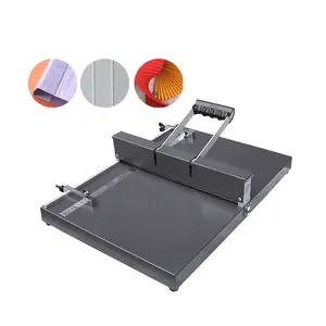 350mm Paper Folding Folder Creaser Desktop Manual Creasing Machine A4/A3 Paper Cover Creasing Printing Company Metal