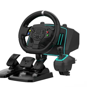 ملحقات ألعاب 14 gear H-Gear 1080 درجة, محاكي ألعاب سباق ، عجلة قيادة ، مع مكبر صوت