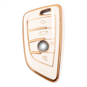 3/4 boutons coque de couverture de clé de voiture en TPU Fob pour <span class=keywords><strong>BMW</strong></span> X1 <span class=keywords><strong>X2</strong></span> X3 X4 X5 X6 M5 F15 F16 F48 G30 G38 525 540 740 série 1 2 3 5 accessoires - Product Image 1