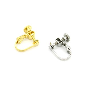 Stainless Steel Screw Ear <b>Clips</b> Gold <b>Silver</b> Drop Shape For Earring Making Jewelry Findings - Product Image 1