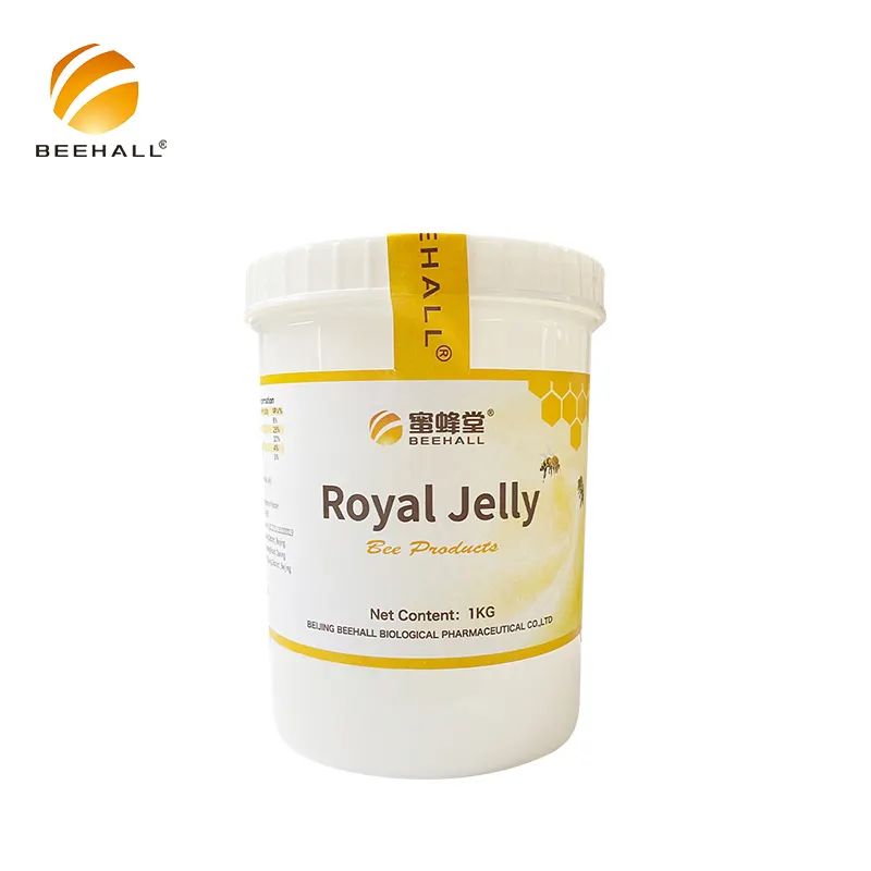 BEEHALL Venta caliente Pure Royal Jelly Bee Natural Royal Jelly 100% Royal Jelly