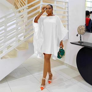 Elegante Vestido de Gasa Estilo Europeo Americano de Secado Rápido, Silueta Lápiz Holgada, de Una Pieza - Product Image 4