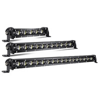 Barre lumineuse LED de haute qualité pour voiture, 32 pouces, 150W, lumière de travail LED, simple rangée, ultra-mince, 6D, pour toit de véhicule tout-terrain, camion