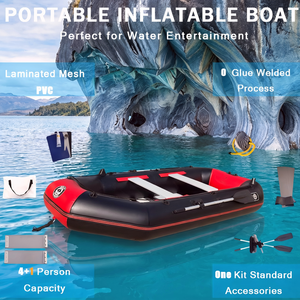 <span class=keywords><strong>Gommone</strong></span> Solare Marino 9.8ft per 4 Persone, Kayak Pieghevole Portatile per Pesca, <span class=keywords><strong>Tender</strong></span> per Rafting Galleggiante su Fiumi e Laghi - Product Image 1
