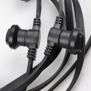 Customizing 2*1.5MM2 Rubber Cable E27 B22 Waterproof Outdoor Event Festoon Lighting