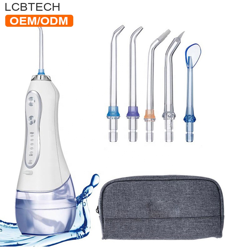 2022 Новый электрический ирригатор для ухода за полостью рта, перезаряжаемый 300 мл IPX7 водонепроницаемый беспроводной ирригатор для зубов