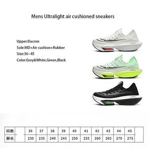 Nouvelles baskets d'automne 2023, vente en gros, baskets personnalisées noires et blanches pour hommes, <span class=keywords><strong>chaussures</strong></span> de sport et de course avec coussin d'air - Product Image 2