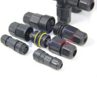 Connecteur de câble souterrain étanche IP68 en laiton mâle/femelle pour éclairage extérieur de jardin 250V 20A 4P Adaptateur