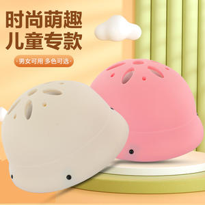 Casque en mousse pour enfants, blanc cassé, 8-10 aérations, casque de sécurité pour le cyclisme - Product Image 2