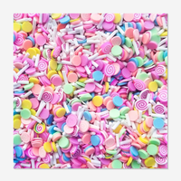 Karışık noel şeker dilimleri polimer kil Sprinkles tırnak Shaker kartı dekorasyon DIY kristal çamur dolgu aksesuarları