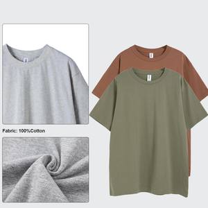 AG260 High Quality 100% Cotton Men's Oversized Heavyweight 260g <b>T</b>-<b>Shirt</b> Custom Silk Screen Printing Blank Design Breathable - Product Image 2