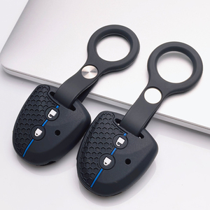 Funda para llave de Toyota Hilux <span class=keywords><strong>Vigo</strong></span> Yaris Corolla Rav4 Vitz Echo Classic 2 con llavero, antiarañazos, a prueba de golpes, suave al tacto, nueva - Product Image 1