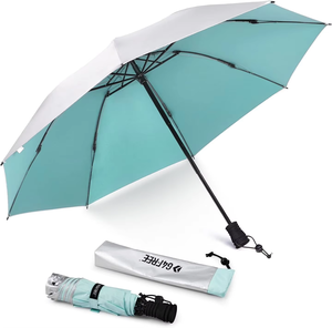 Mini Paraguas Plegable Ultraligero Anti-reflejante Plateado para Senderismo y Trekking - Product Image 3