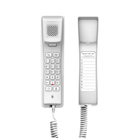 Téléphone VoIP professionnel mural Fanvil H2U pour hôtel, une touche programmable