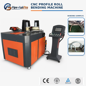 Machine de pliage de profilés en aluminium CNC à 3 rouleaux pour fenêtres, portes et murs rideaux, pliage en arc avec système de contrôle PLC - Product Image 1