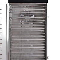 Déshydrateur alimentaire commercial et domestique KR à 24 plateaux, acier inoxydable 304, 2000W, qualité industrielle, 30~90 ℃   Plage de température pour l'électrique