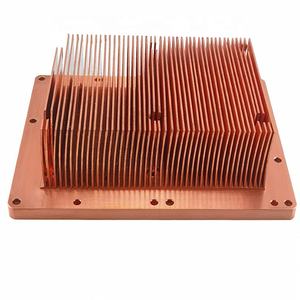 Dissipateur thermique à ailettes en cuivre pour CPU, dissipateur thermique à ailettes en cuivre avec passivation - Product Image 2