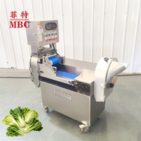 MBC 1000kg/uur Commerciële Snijmachine voor Bladgroenten Spinazie Sla Kool Hakmachine RVS Verwerkingsapparatuur