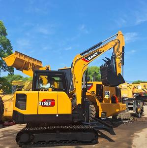 รถขุดขนาดเล็กยี่ห้อ SANY รุ่น SY55U SY55C น้ำหนัก 5.5 ตัน ของจีน รถขุดขนาดเล็กมือสอง SANY SY55U - Product Image 1
