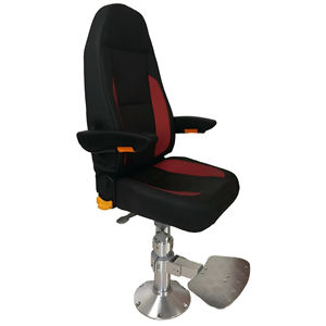 Sièges de bateau TR-002-AL chaise de capitaine rotative à <span class=keywords><strong>360</strong></span> degrés pour utilisation de pilote de yacht de navire de ferry - Product Image 1