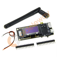 Carte de développement Lily Go Lora ESP32 avec module de composants électroniques sans fil à affichage numérique OLED de 0.96 pouces