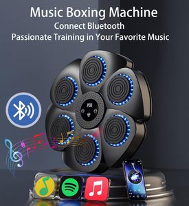 Muur Gemonteerde Interactieve Ritme Muziekdoos Muziekboksmachine Met Bokshandschoenen Voor Volwassenen En Kinderen Beat-Sensing Licht Ponsen - Product Image 6