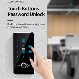 نظام التحكم في الوصول الأمني مع قارئ بطاقات IC بتردد 13.56 ميجاهرتز وقارئ بصمات الأصابع لإدارة الحضور وتحكم في أبواب الشركات - Product Image 5