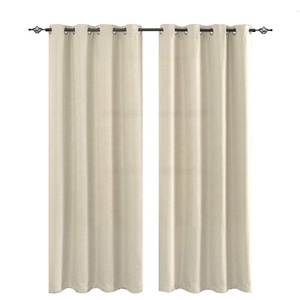 Offre Spéciale <span class=keywords><strong>Maison</strong></span> Bon Aspect Lin Prêt à l'emploi Rideaux Occultants Pour Le Salon - Product Image 1