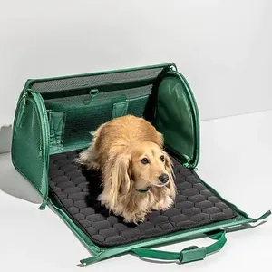 High Quality Outdoor Pet Dog Carrier Durable Expandable Airline Approved Foldable Soft Pet Cages Carrier Dog Cat Travel Bag