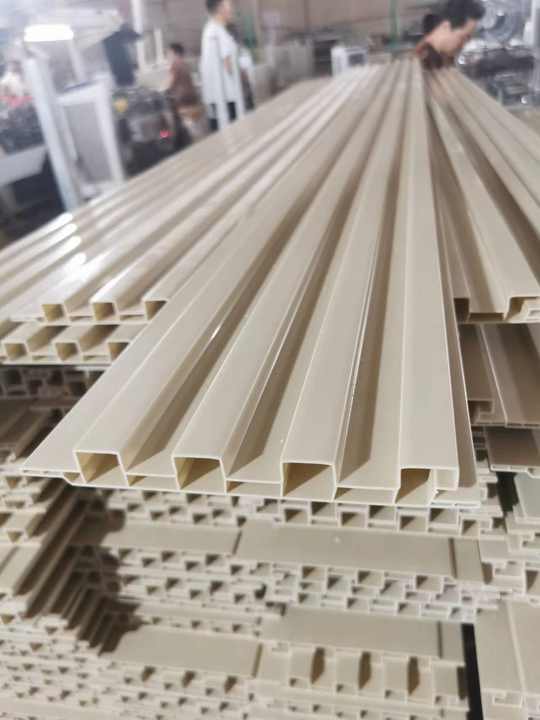 Indoor Wall Decoration Fireproof Fluted Decor Pared Wpc Panel Composite ...