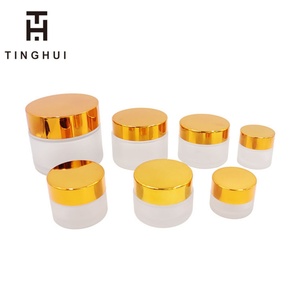 15ml 20ml 30ml 50g 60ml 100 ml Cosmetic Facial Jars Dark Brown Amber Glass <b>Cream</b> Glass Jars with Gold Black Lids for Skin Care - Product Image 6