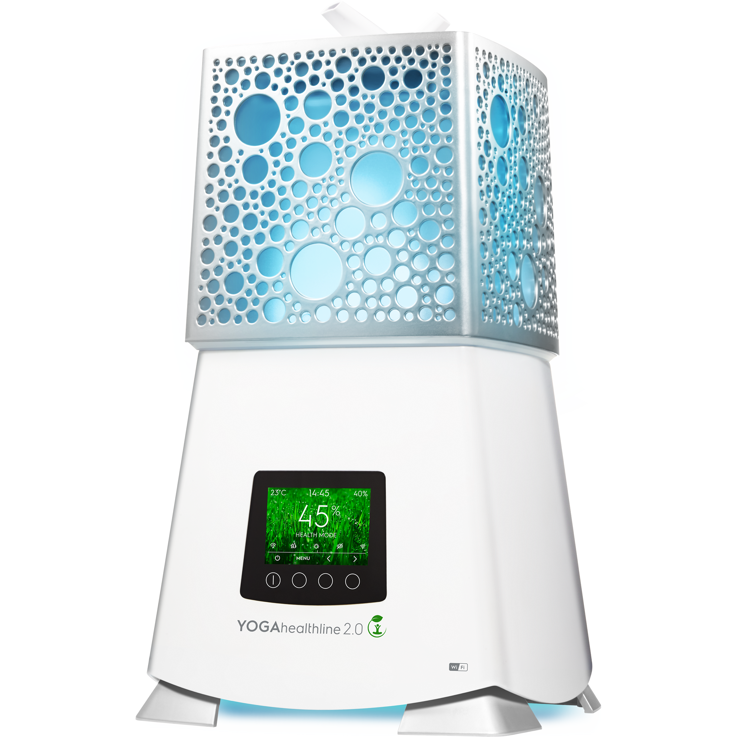 Intelligent Control Ultrasonic Electric Humidifier-Portable Plastic Large Capacity (9.4L) UV Steam Treatment Hotel Household